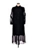 MNG 100% Polyester Black Casual Dress Size XL - photo 1