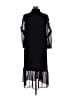 MNG 100% Polyester Black Casual Dress Size XL - photo 2