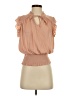 Maison d' Amelie 100% Polyester Tan Sleeveless Blouse Size S - photo 1