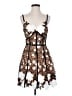 Elliatt Floral Brown Cocktail Dress Size S - photo 1