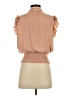 Maison d' Amelie 100% Polyester Tan Sleeveless Blouse Size S - photo 2
