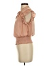 Maison d' Amelie 100% Polyester Tan Sleeveless Blouse Size S - photo 5