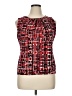Calvin Klein Red Sleeveless Blouse Size XL - photo 1
