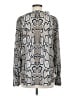 CAbi 100% Polyester Silver Long Sleeve T-Shirt Size M - photo 2