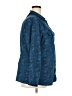 NY Collection Paisley Blue Long Sleeve Blouse Size 2X - photo 4