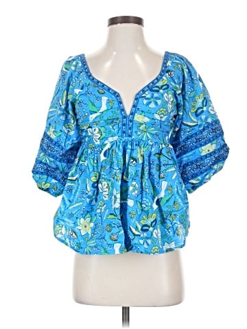 Printfresh 3/4 Sleeve Blouse (view 1)