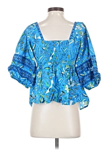 Printfresh 3/4 Sleeve Blouse (view 2)