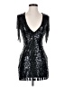 Superdown 100% Polyester Black Cocktail Dress Size XS - photo 1