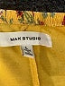 Max Studio 100% Polyester Paisley Yellow Casual Skirt Size L - photo 3