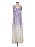 Unbranded 100% Polyester Tie-dye Purple Cocktail Dress Size M - photo 1