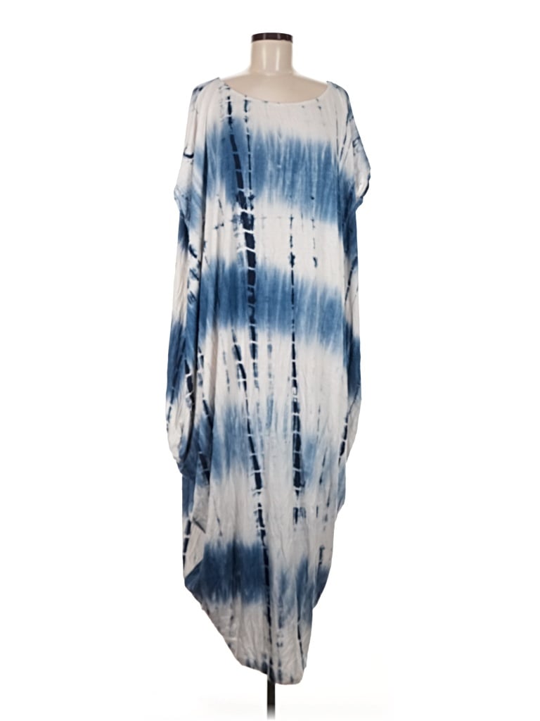 Pre-owned Unbranded Casual Dress In Blue