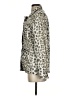 Lily Aldridge for Velvet 100% Cotton Animal Print Silver Jacket Size S - photo 5