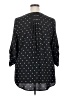 41Hawthorn Polka Dots Black 3/4 Sleeve Blouse Size 2X - photo 2