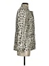 Lily Aldridge for Velvet 100% Cotton Animal Print Silver Jacket Size S - photo 4