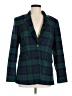 Ann Taylor Plaid Teal Blazer Size 8 - photo 1