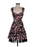 Assorted Brands Floral Black Cocktail Dress Size 0 - photo 1