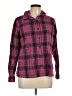 Cabela's Plaid Burgundy Long Sleeve Button-Down Shirt Size L - photo 1