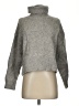 H&M Solid Gray Turtleneck Sweater Size S - photo 1