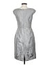 Tahari Paisley Gray Cocktail Dress Size 4 - photo 2