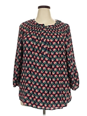 Croft & Barrow 3/4 Sleeve Blouse (view 1)