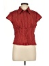 Shein Red Short Sleeve Blouse Size L - photo 1