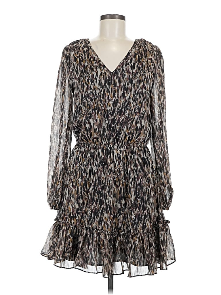 Pre-owned Evereve Casual Dress In Brown