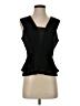 BCBGMAXAZRIA Black Sleeveless Blouse Size S - photo 1