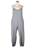 Unbranded Solid Gray Jumpsuit Size XXL - photo 1