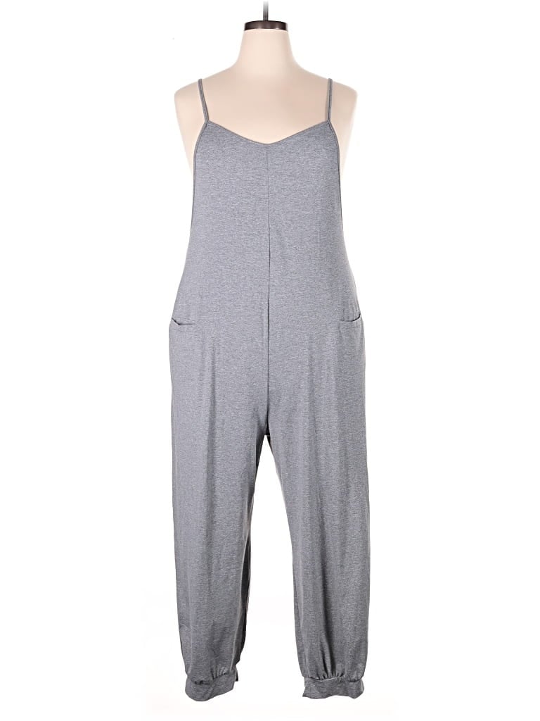 Pre-owned Unbranded Jumpsuit In Gray