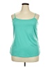 DressBarn 100% Polyester Teal Tank Top Size 2X - photo 1