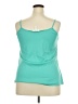 DressBarn 100% Polyester Teal Tank Top Size 2X - photo 2