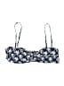 Lilly Pulitzer Floral Blue Swimsuit Top Size L - photo 1