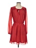 BCBGeneration 100% Polyester Solid Red Casual Dress Size S - photo 1