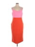 Express Color Block Orange Casual Dress Size XL - photo 1