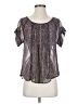 DMBM 100% Polyester Blue Short Sleeve Blouse Size S - photo 1