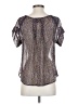 DMBM 100% Polyester Blue Short Sleeve Blouse Size S - photo 2
