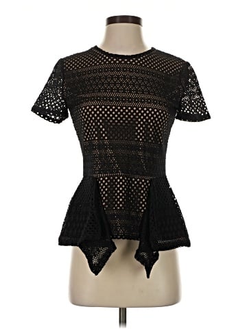 BCBGMAXAZRIA Short Sleeve Top (view 1)