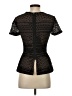 BCBGMAXAZRIA Black Short Sleeve Top Size S - photo 2