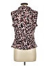 Calvin Klein Red Short Sleeve Blouse Size L - photo 2