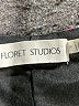 FLORET STUDIOS 100% Polyester Print Purple Black Cocktail Dress Size S - photo 4