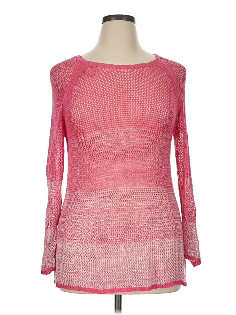 Pre-owned John Paul Richard Pullover Sweater In Pink