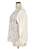 Van Heusen Polka Dots Ivory Sleeveless Blouse Size XXL - photo 5
