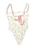 PacSun Floral Ivory One Piece Swimsuit Size M - photo 1