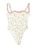 PacSun Floral Ivory One Piece Swimsuit Size M - photo 2