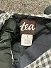 Tea 100% Cotton Checkered-gingham Gray Dress Size 2 - photo 3
