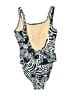 J.Crew Animal Print Blue One Piece Swimsuit Size 20 - photo 2