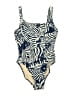 J.Crew Animal Print Blue One Piece Swimsuit Size 20 - photo 1