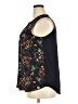 Papermoon 100% Polyester Floral Black Sleeveless Blouse Size 2X - photo 5