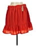 J.Crew Solid Red Casual Skirt Size L - photo 2