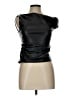 White Fox Black Sleeveless Blouse Size L - photo 1